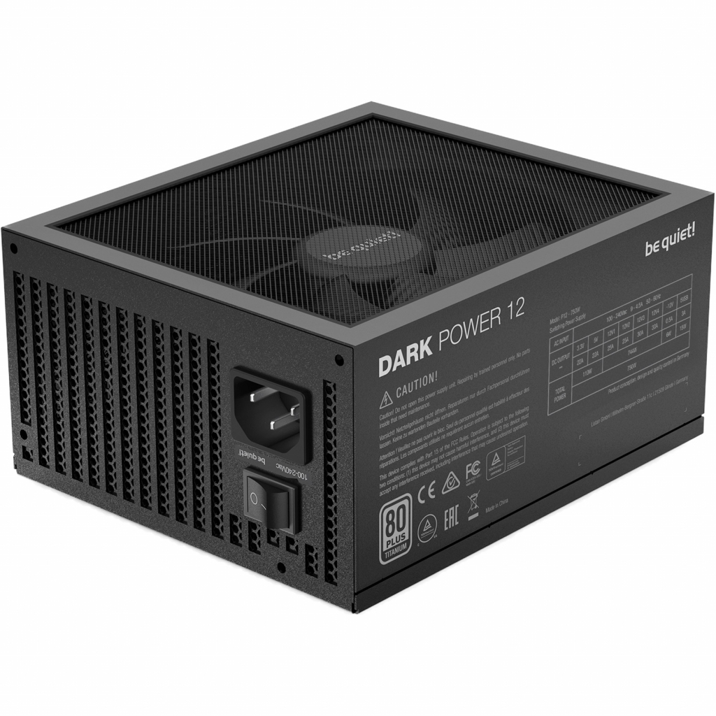 Блок живлення Be quiet! 750W be quiet Dark Power 12 (BN314) - зображення 5
