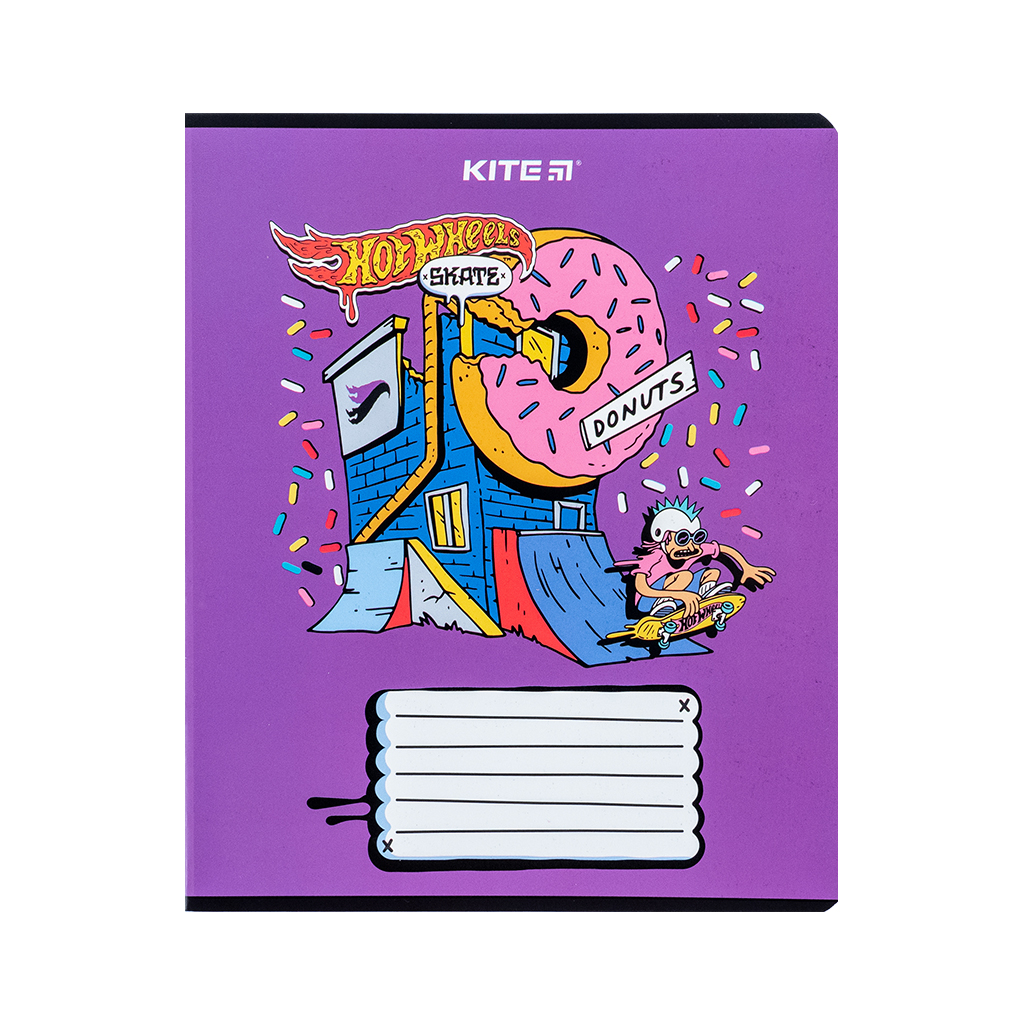 Зошит Kite Hot Wheels 18 аркушів, лінія (HW24-237) - зображення 4