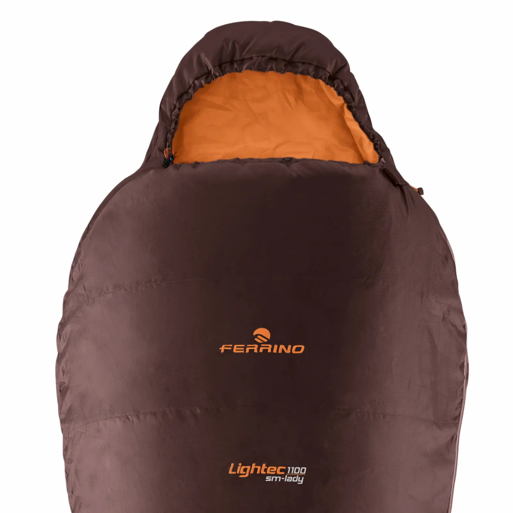 Спальний мішок Ferrino Lightec SM 1100 Lady -3C Nut/Yellow Left (928103) - зображення 2