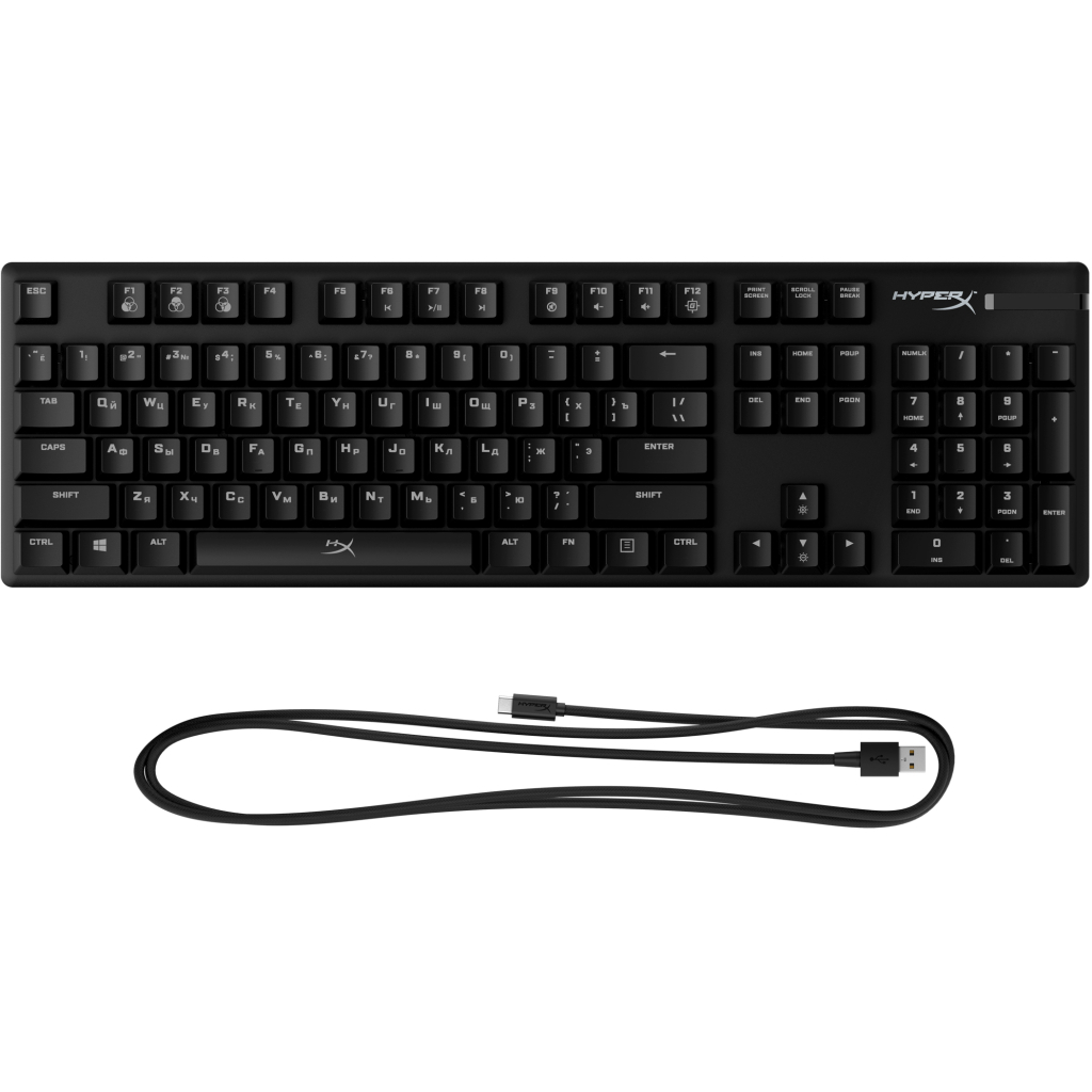 Клавіатура HyperX Alloy Origins HX Blue (4P5P0AX) - зображення 5