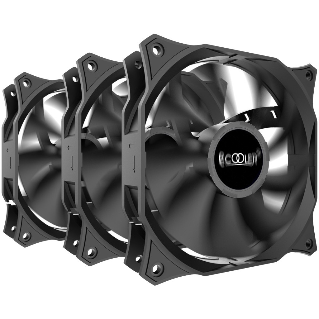 Кулер до корпусу PcCooler DN 120 BK 3in1 - зображення 1