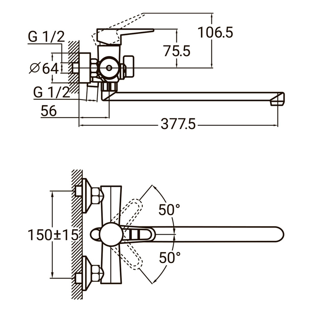 Змішувач AQUATICA HK-2C230C - зображення 7