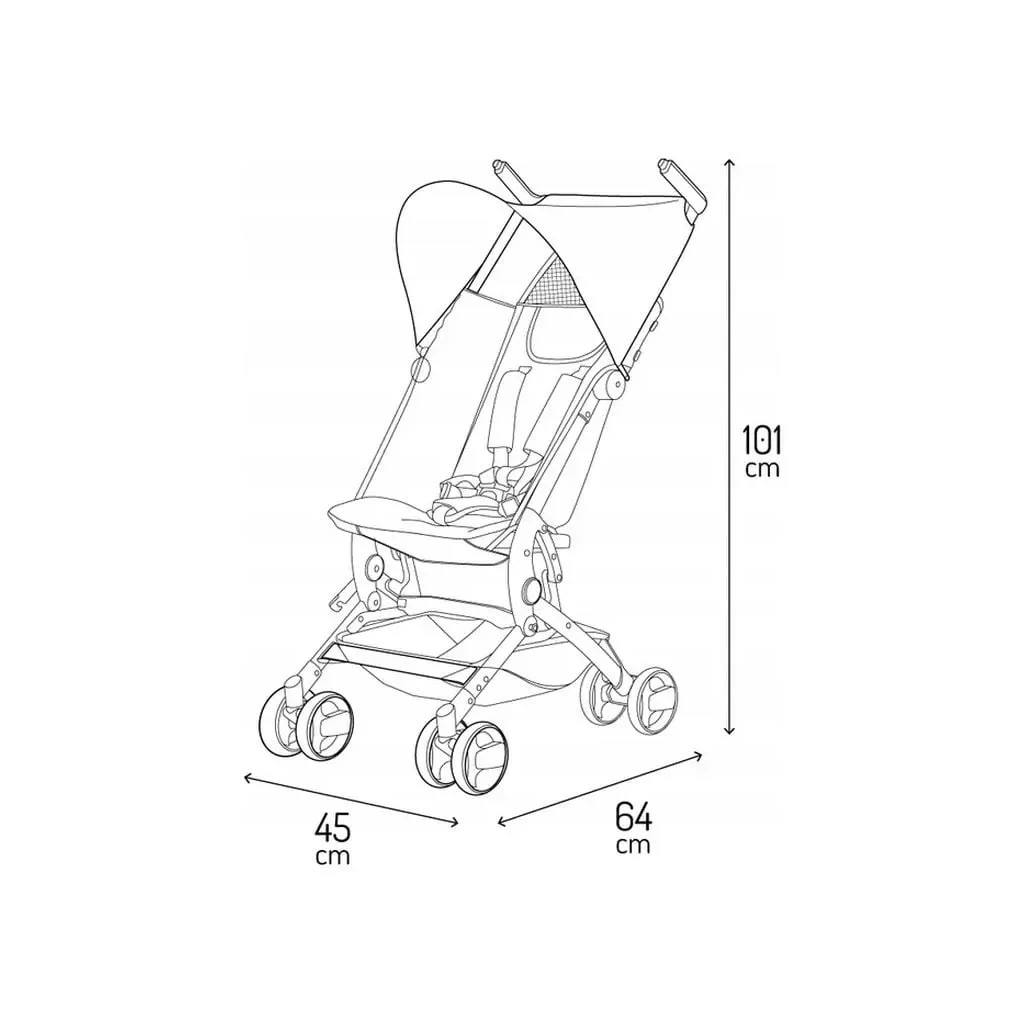 Коляска MoMi Grace Black (WOSP00033) - зображення 12
