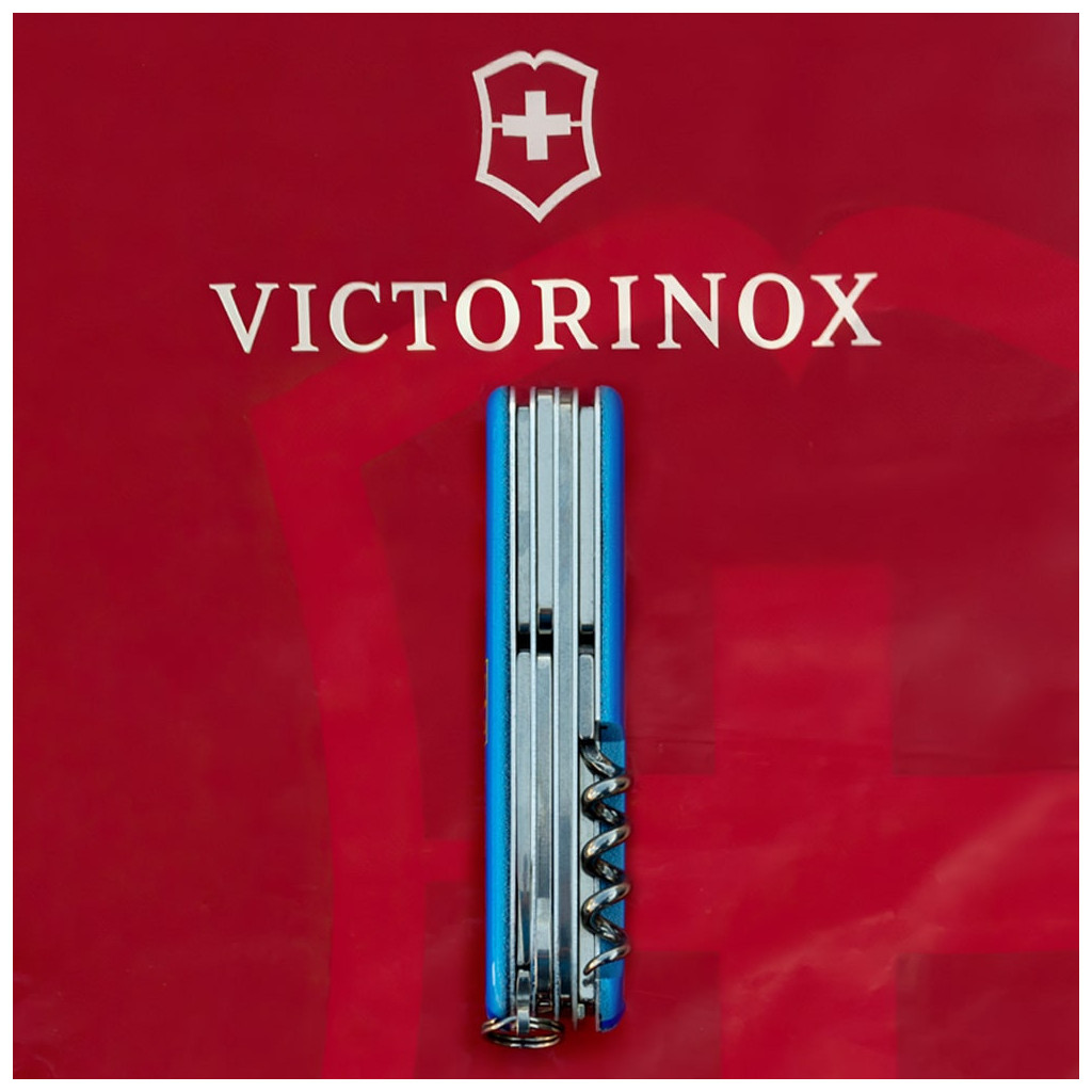 Ніж Victorinox Huntsman Ukraine 91 мм Герб на прапорі горизонтальний (1.3713.3_T3040p) - зображення 7