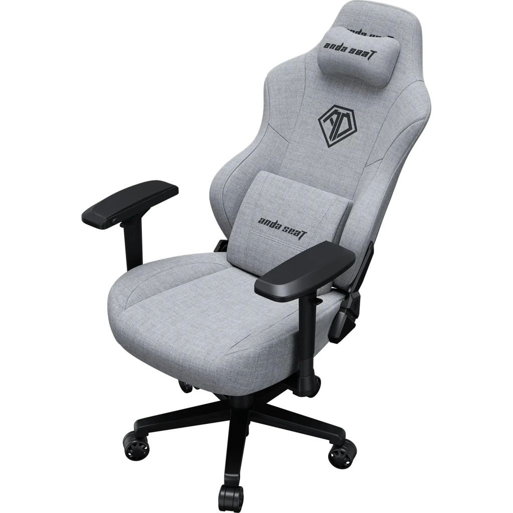 Крісло ігрове Anda Seat Phantom 3 Pro Fabric Size L Grey (AD18YC-06-G-F) - зображення 7