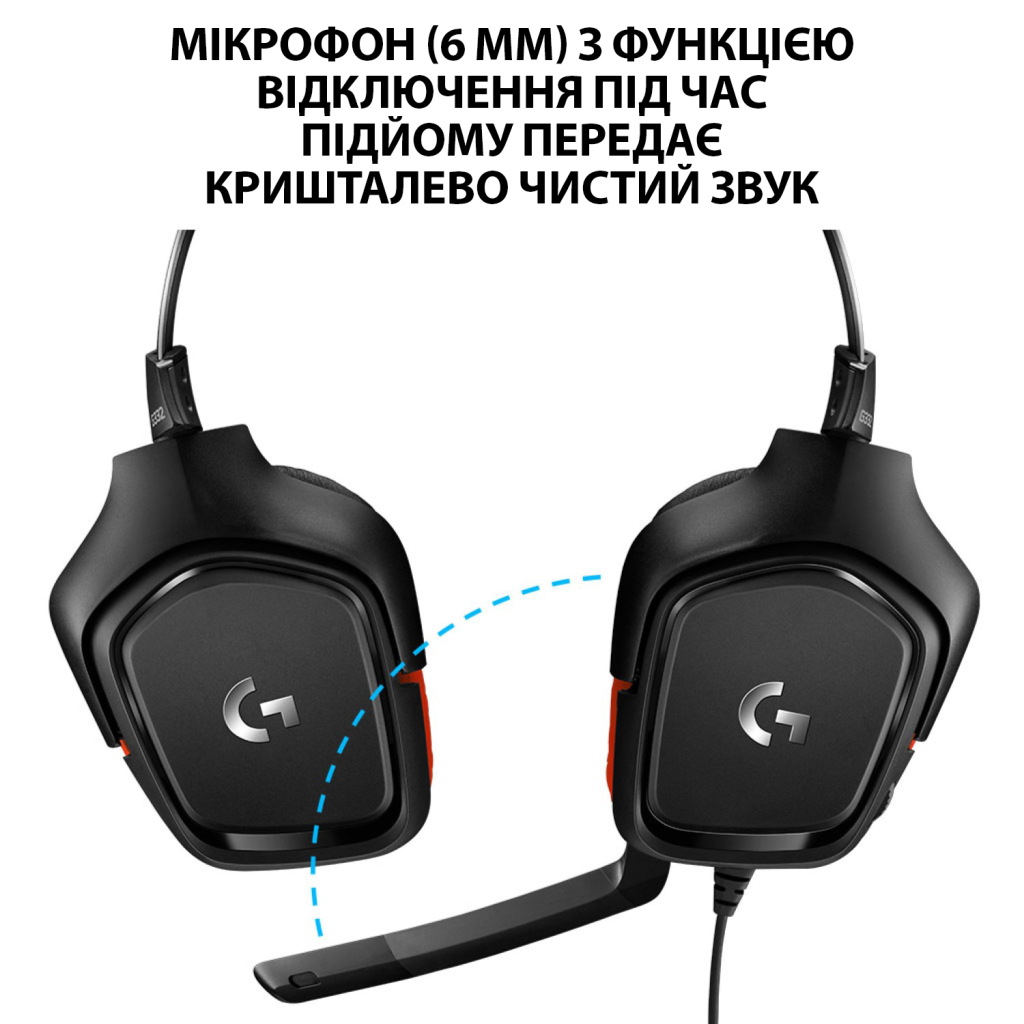 Навушники Logitech G332 Wired Gaming Headset (981-000757) - зображення 5