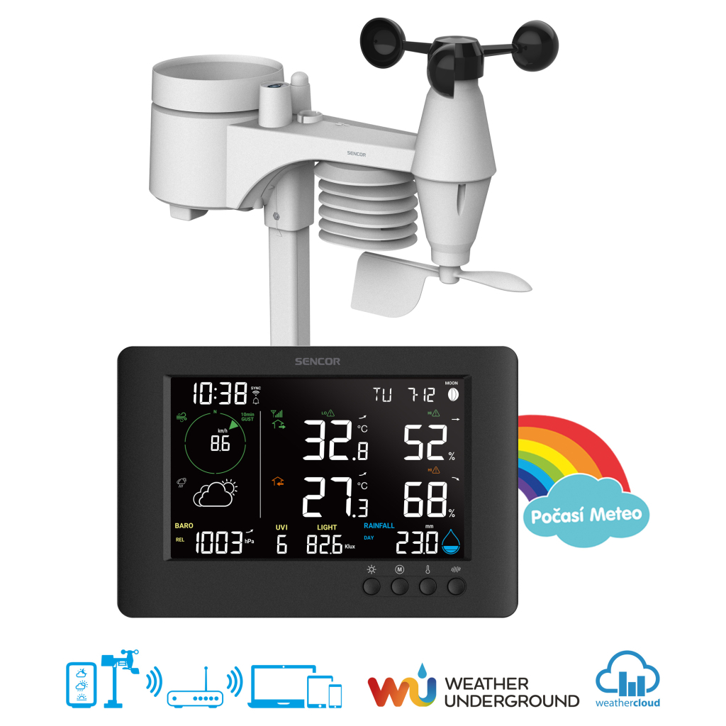 Метеостанція Sencor SWS10500WIFI - зображення 8