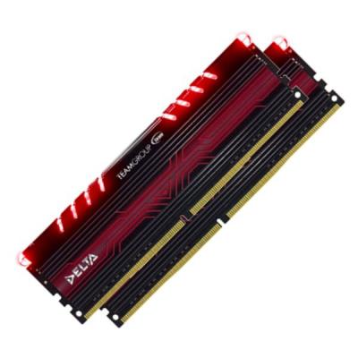 Модуль пам'яті для комп'ютера DDR4 32GB (2x16GB) 3000 MHz T-Force Delta Red LED Team (TDTRD432G3000HC16CDC01) - зображення 2