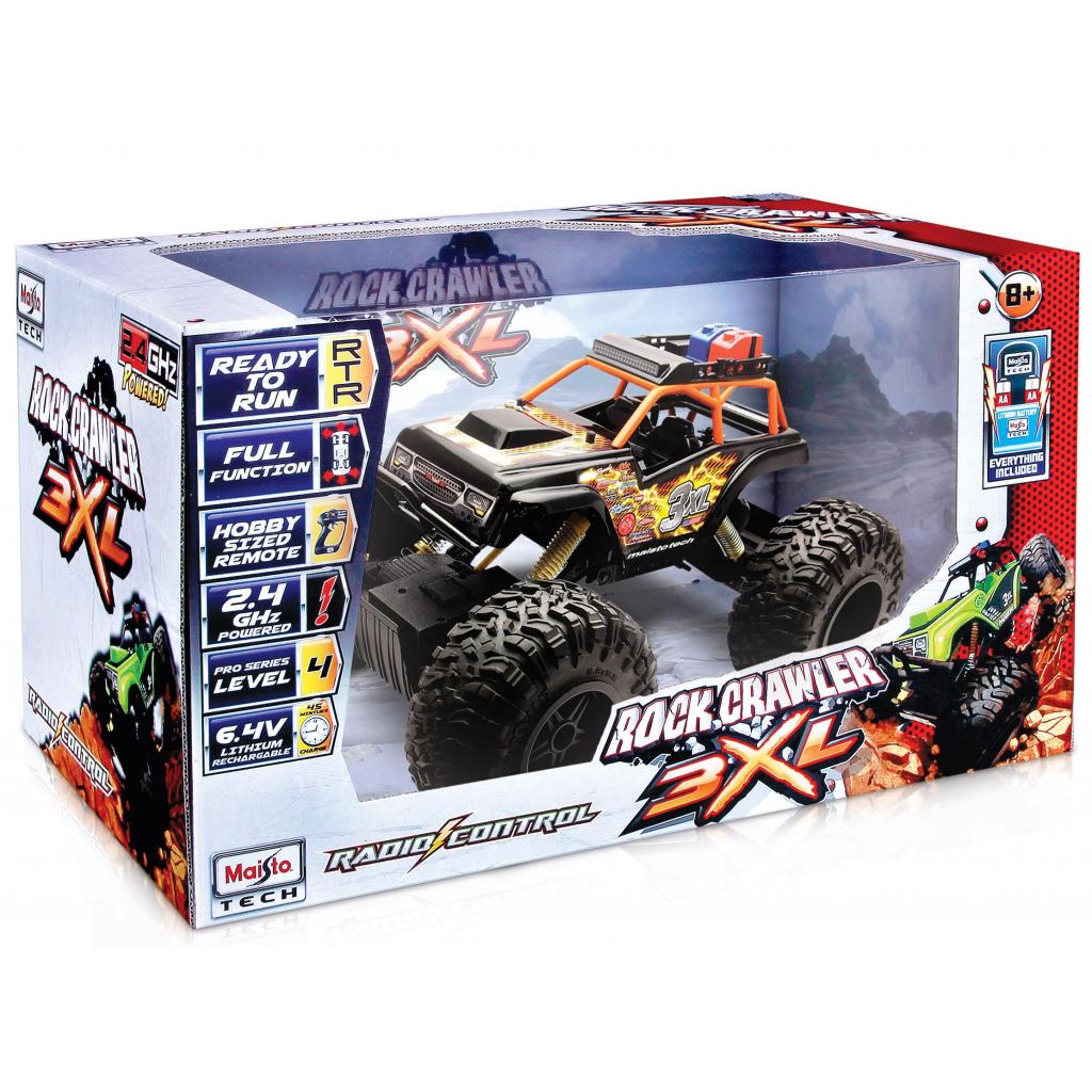 Радіокерована іграшка Maisto Rock Crawler 3XL, 2.4 GHz блакитний (81157 blue) - зображення 3