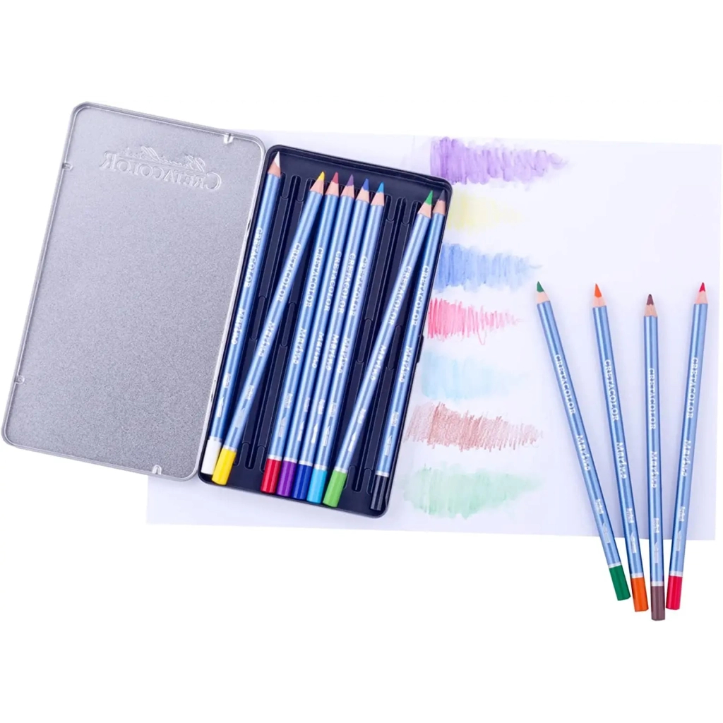 Олівці кольорові Cretacolor Marino акварельні 12 кольорів (9002592240124) - изображение 5