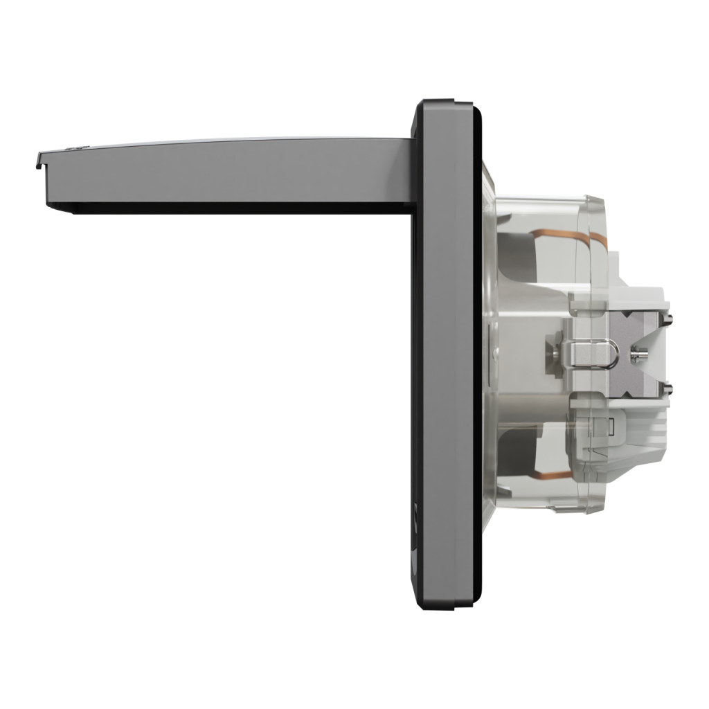Розетка Schneider Electric ASFORA з кришкою, IP44, антрацит (EPH3100371) - изображение 4