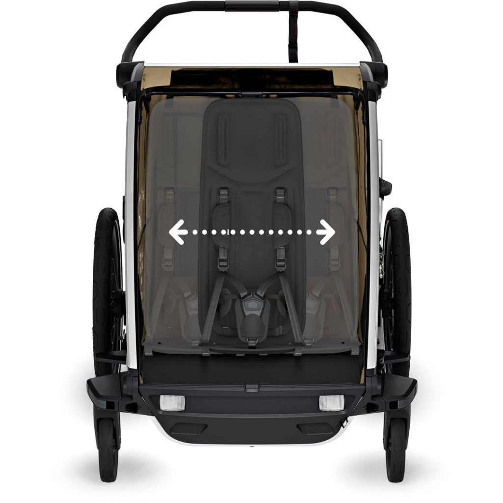 Коляска Thule Chariot Cross 2 Double (Faded Khaki) (TH 10201037) - зображення 9