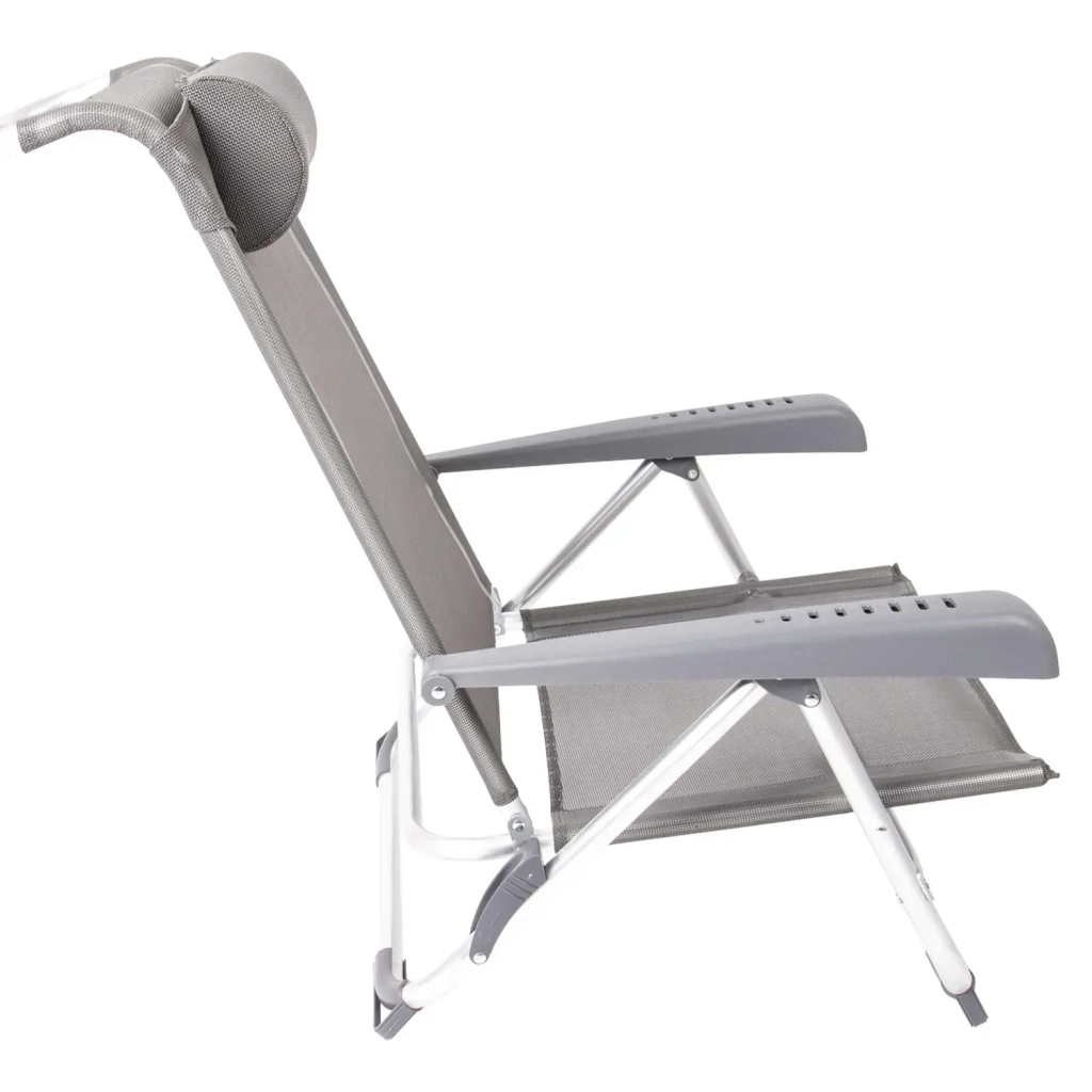 Крісло складане Bo-Camp Saint-Tropez Grey (1204796) (DAS303395) - зображення 9