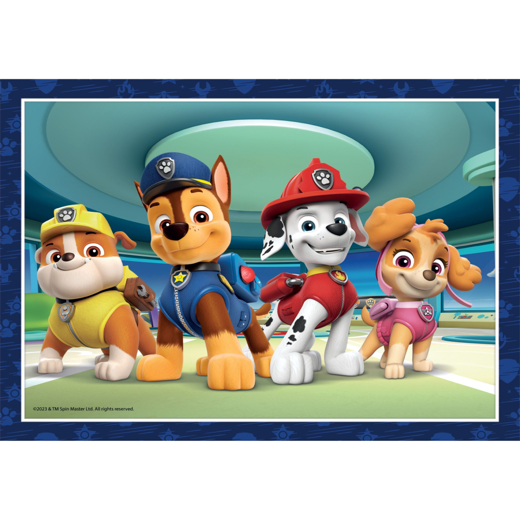 Пазл Clementoni 4 в 1 Paw Patrol, 12,16,20 та 24 елементи (21513.00) - picture 2