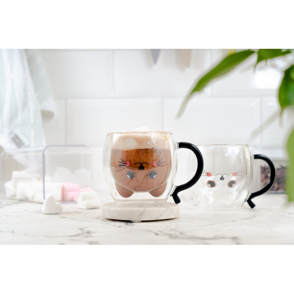 Набір чашок Ardesto Animals 250 мл 2 шт (AR2625ACH) - изображение 3