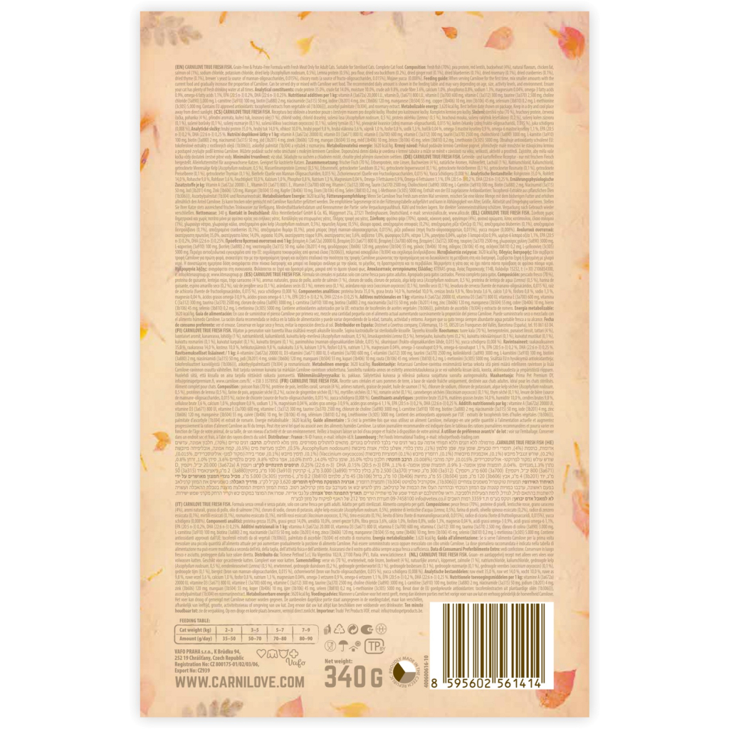 Сухий корм для кішок Carnilove True Fresh Cat Fish 340 г (8595602561414) - зображення 2