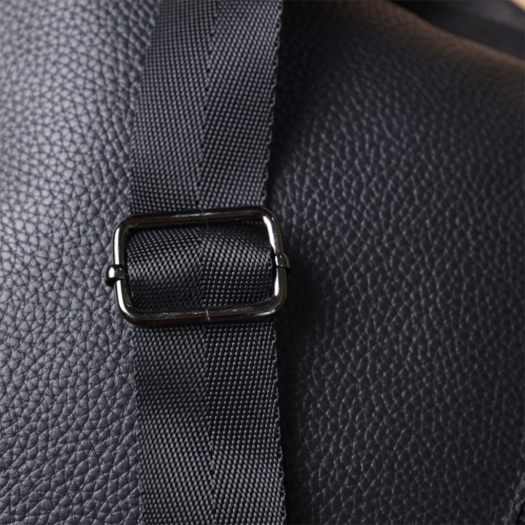 Сумка Shvigel Через плече з натуральної шкіри Чорна (22850) - зображення 11