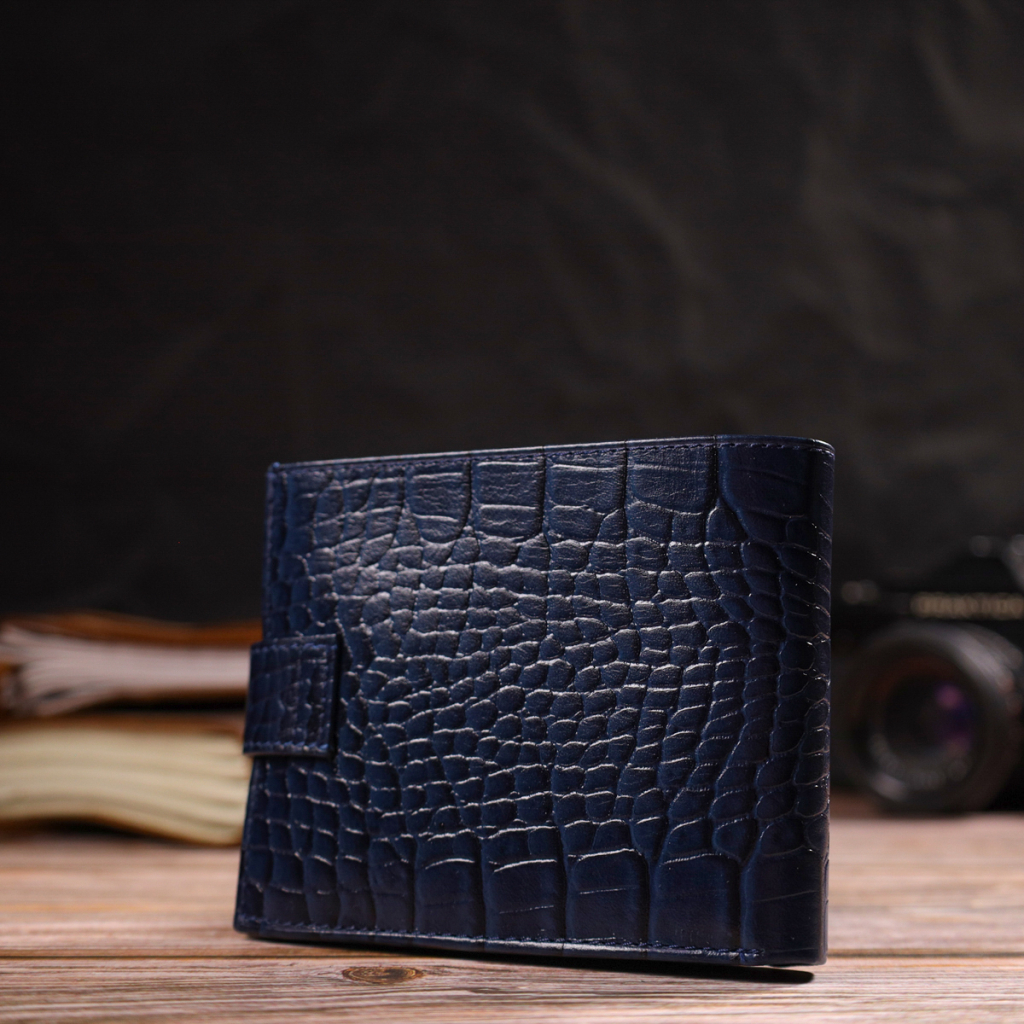 Гаманець Canpellini З натуральної шкіри Синій (21889) - зображення 9