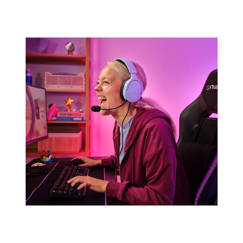 Навушники Trust GXT 489 Fayzo 3.5мм Purple (25301) - зображення 2