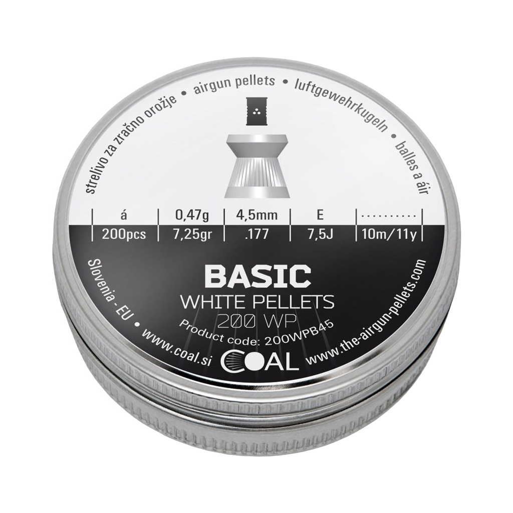 Пульки Coal Basic 4,5 мм 0,47 г 200 шт/уп (200WPB45) - зображення 1