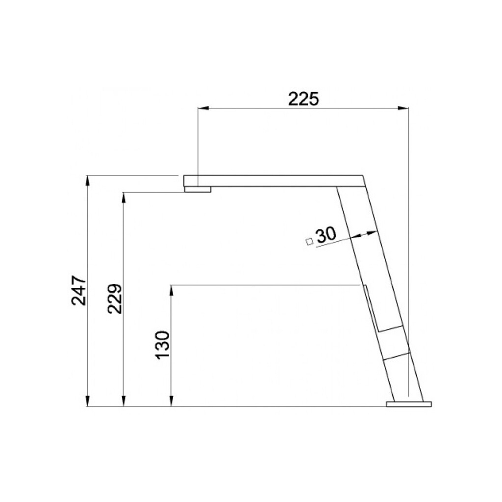 Змішувач Elleci Blade fango 43 - зображення 2