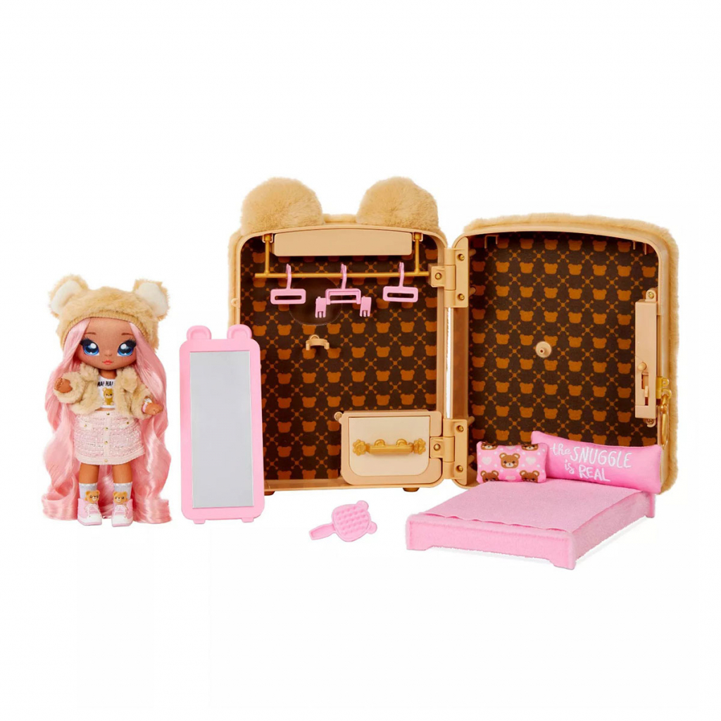 Лялька Na! Na! Na! Surprise 3 в 1 - Рюкзачок-спальня Сарі Снаглз (575702) - зображення 3