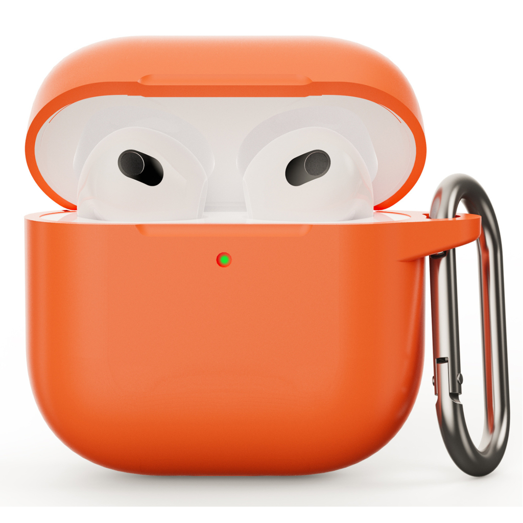 Чохол для навушників Armorstandart Hang Case для Apple AirPods 4 Orange (ARM81288) - зображення 1