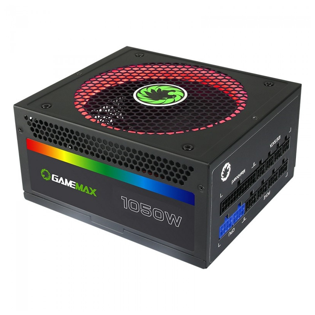 Блок живлення Gamemax 1050W 80 Gold ARGB (RGB-1050 PRO) - изображение 4