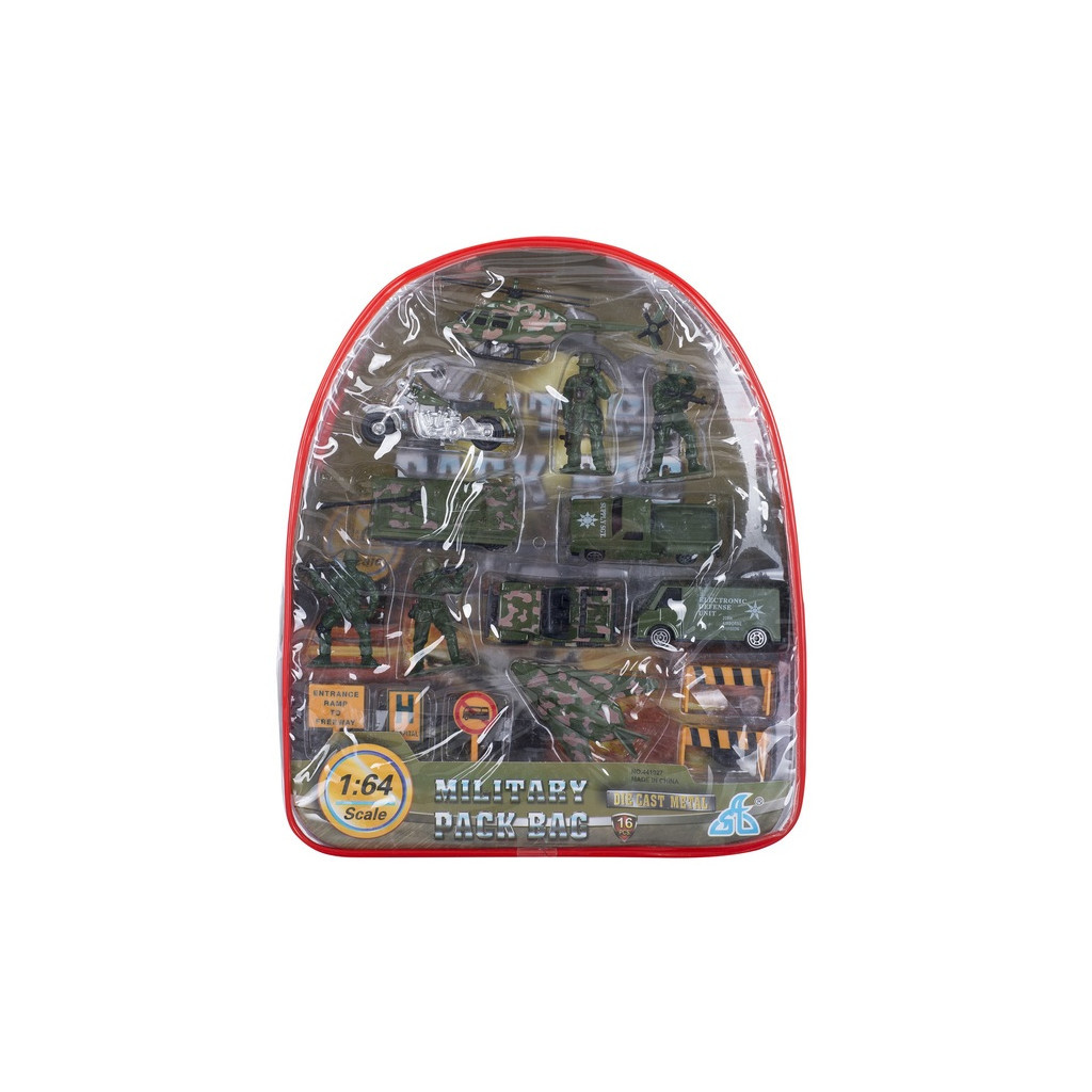 Спецтехніка GW Армія 17 елементів у рюкзаку (441927) - зображення 1