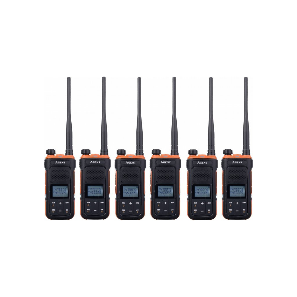 Портативна рація Agent AR-UV11 Six Pack комплект 6 шт (AR-UV11_6) - зображення 1