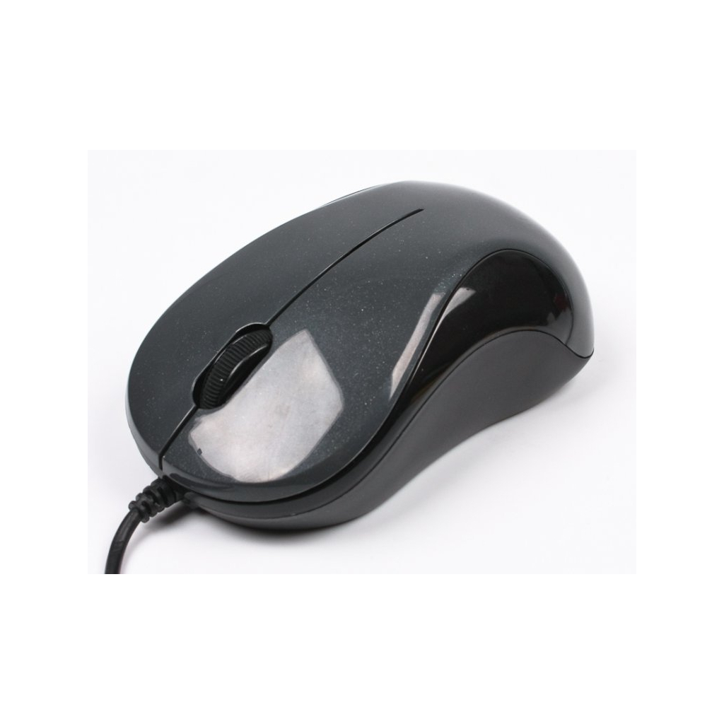 Мишка A4Tech N-321-1 Glossy Grey - зображення 1
