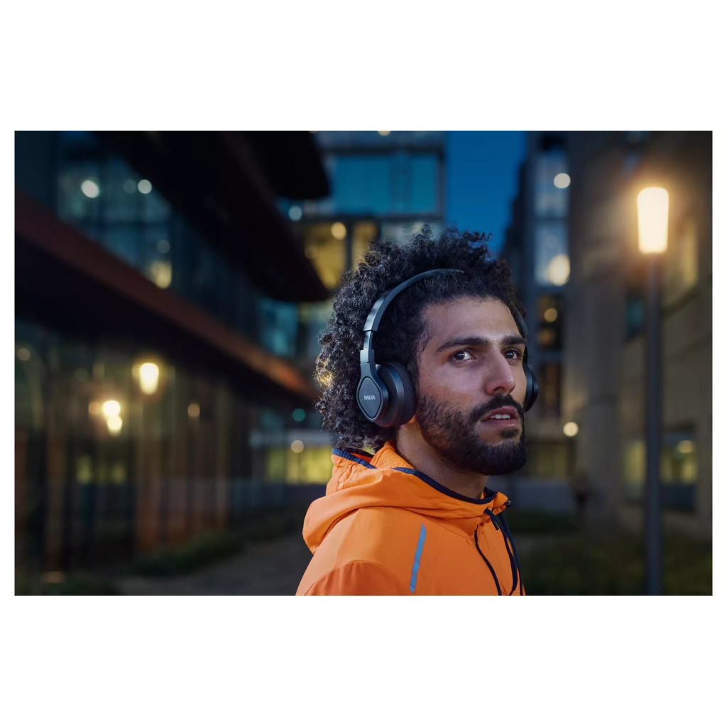 Навушники Philips TAA4216 Over-ear IP55 Wireless Black (TAA4216BK/00) - зображення 5