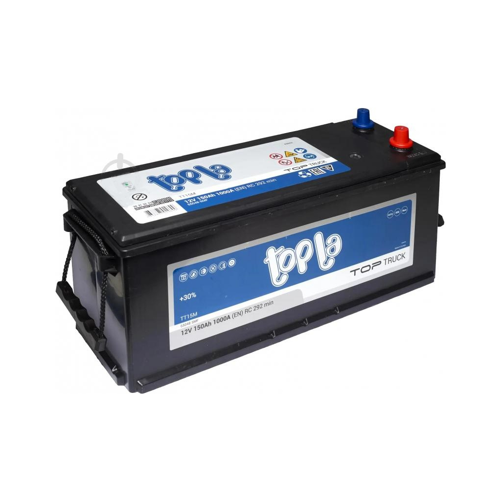 Акумулятор автомобільний Topla 150Ah/12V TOP Truck (216 612) - зображення 2