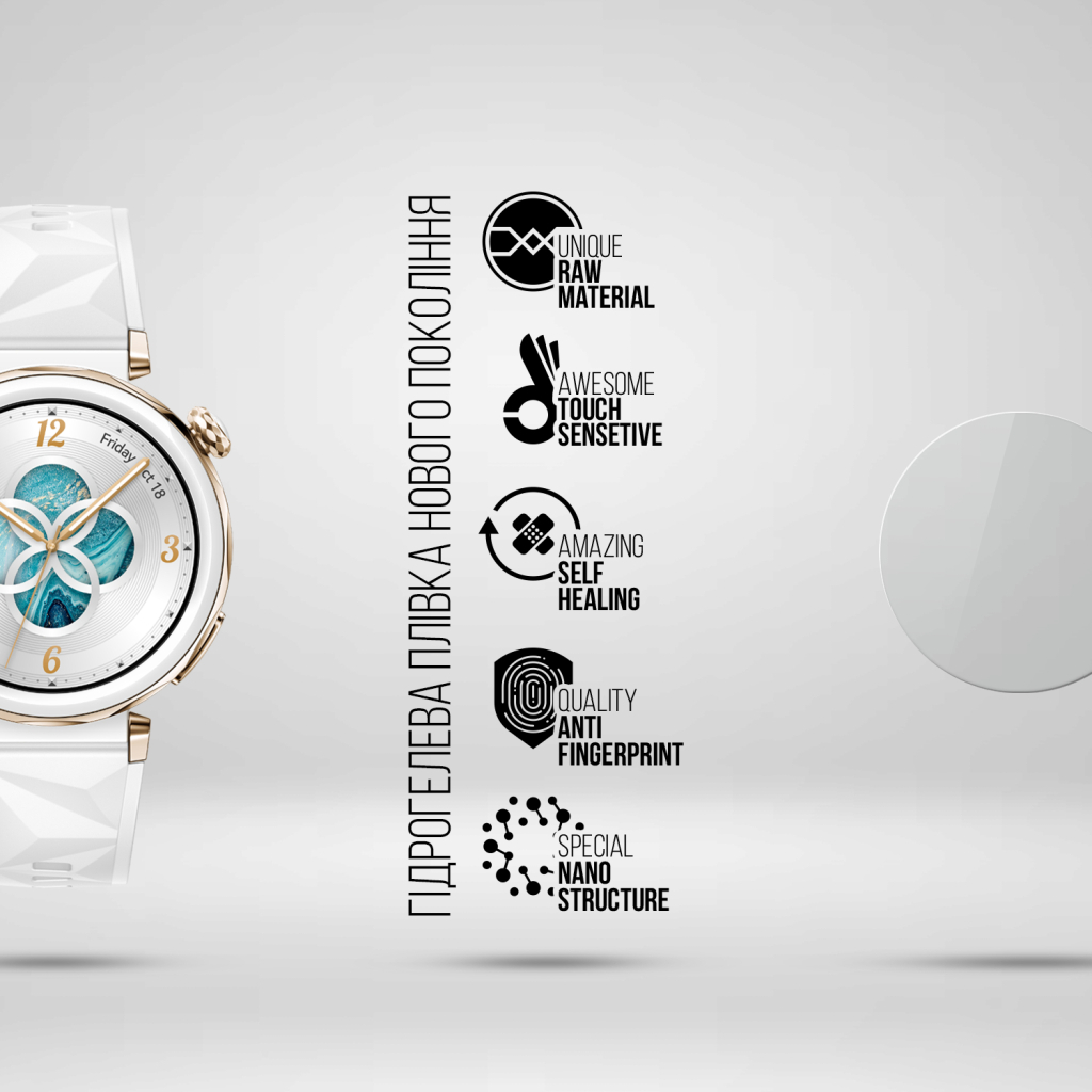 Плівка захисна Armorstandart Huawei Watch GT 5 Pro 42mm 6pcs (ARM83824) - зображення 2