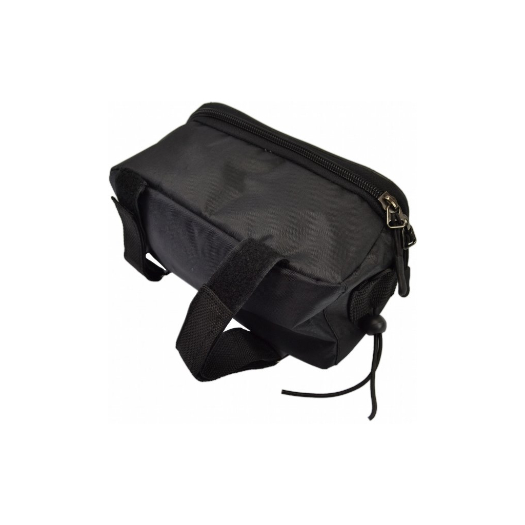 Велосумка нарамна Poputchik під смартфон 20х12х10 см Black (MFV63306-001) - зображення 4