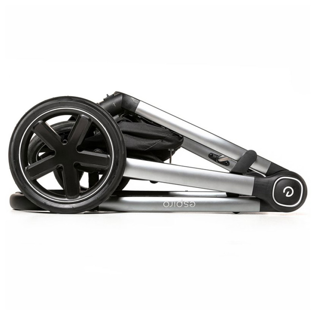 Коляска Espiro 2 в 1 Only New 110 Black Space чорна рама (5906724204234) - зображення 12