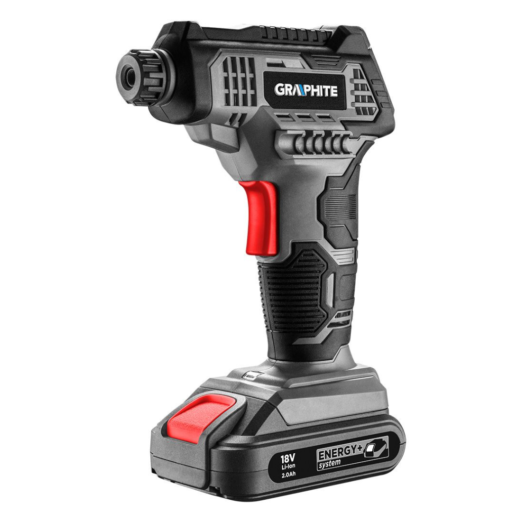 Автомобільний компресор Graphite Energy+ 18V, 7бар (без АКБ та ЗП) (58G041) - зображення 7