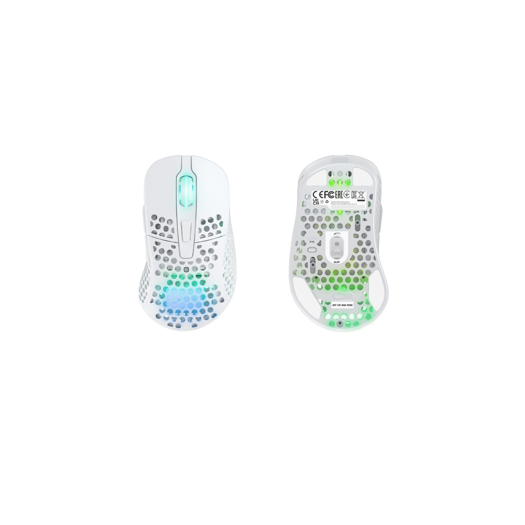 Мишка Cherry Xtrfy M4 RGB Wireless/USB White (M4W-RGB-WHITE) - зображення 6