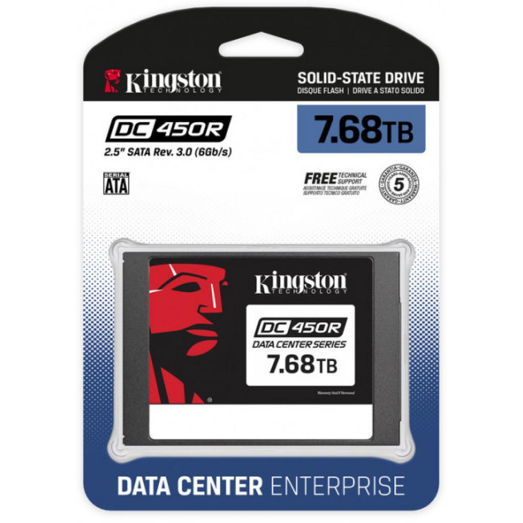 Накопичувач SSD 2.5" 7.68TB Kingston (SEDC450R/7680G) - зображення 3