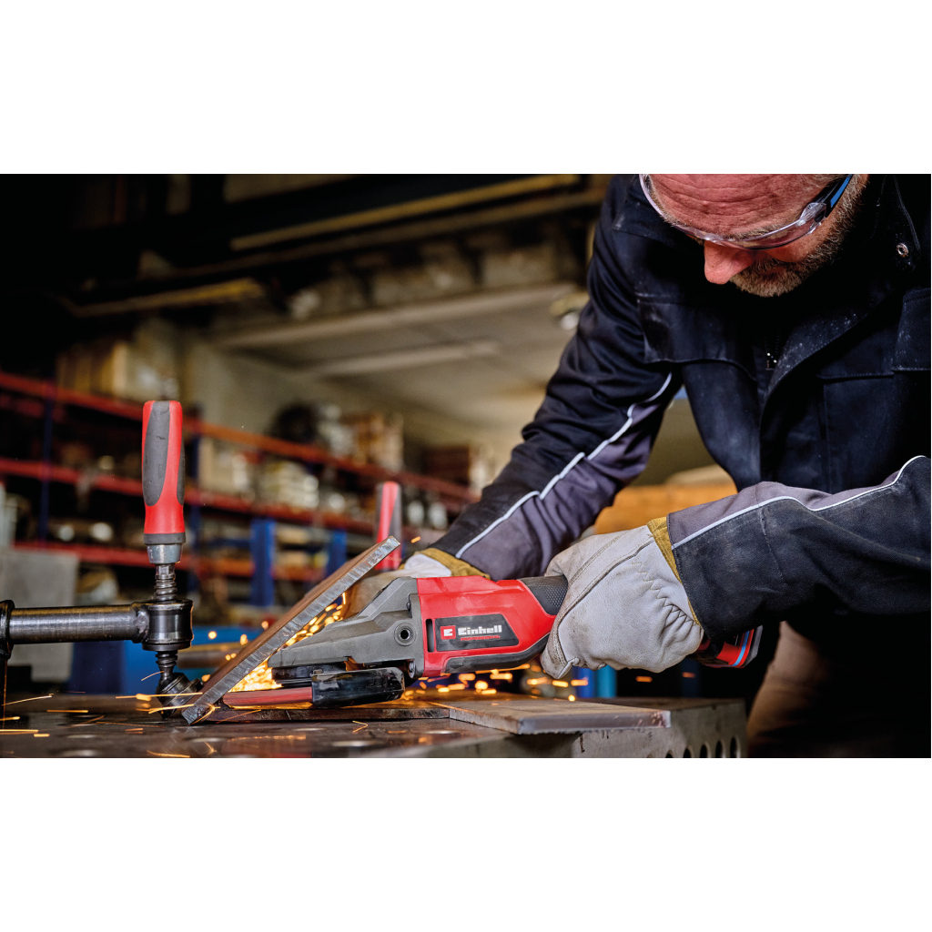 Шліфувальна машина Einhell Professional TP-AG 18/125 F Li BL - Solo PXC 18V, 125мм, 8500об/хв (без АКБ та ЗП) (4431175) - зображення 10