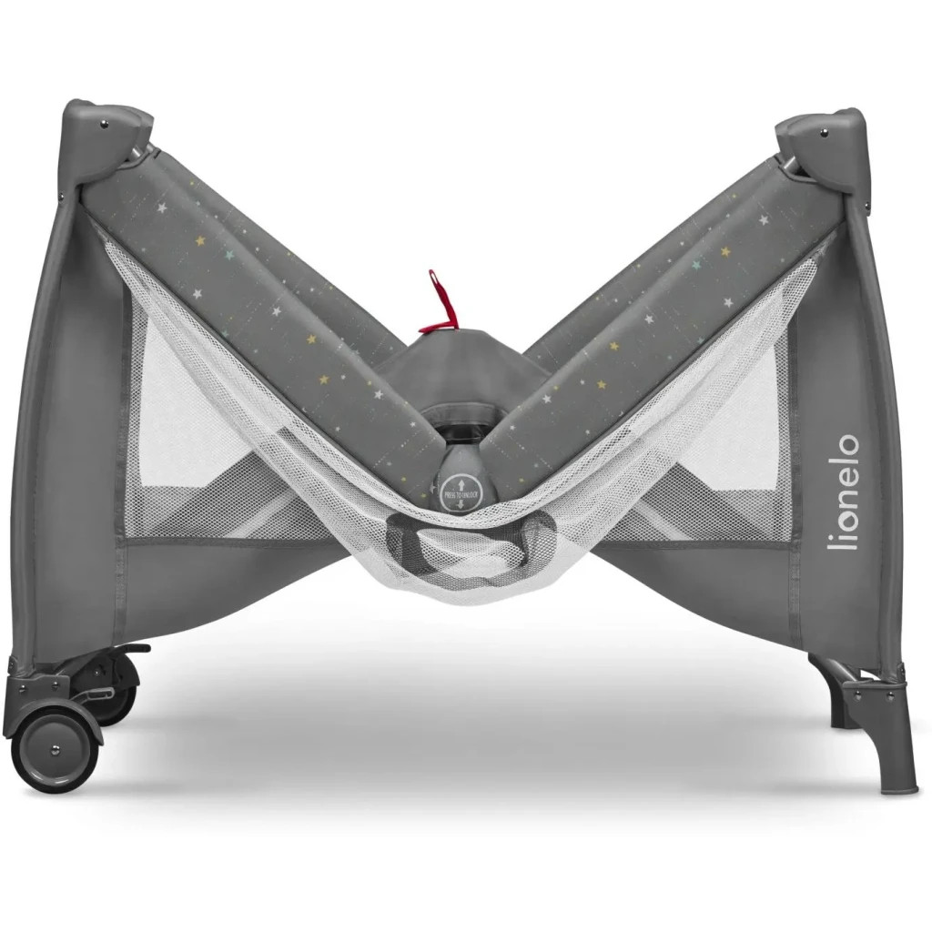 Дитячий манеж Lionelo Stefi Plus Grey Multicolor (LO-STEFI PLUS GREY MULTICOLOR) - зображення 4