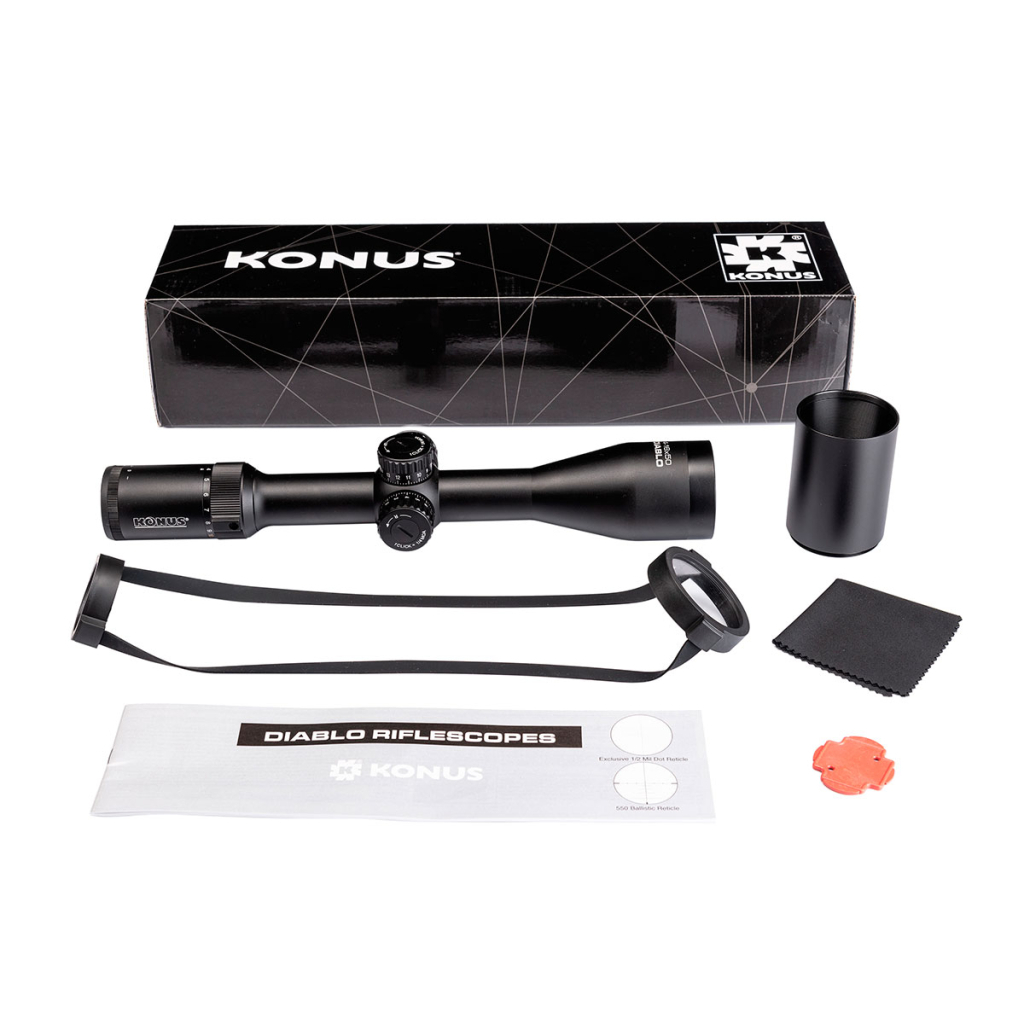 Оптичний приціл Konus Diablo 4-16x50 550 IR (7172) - зображення 5