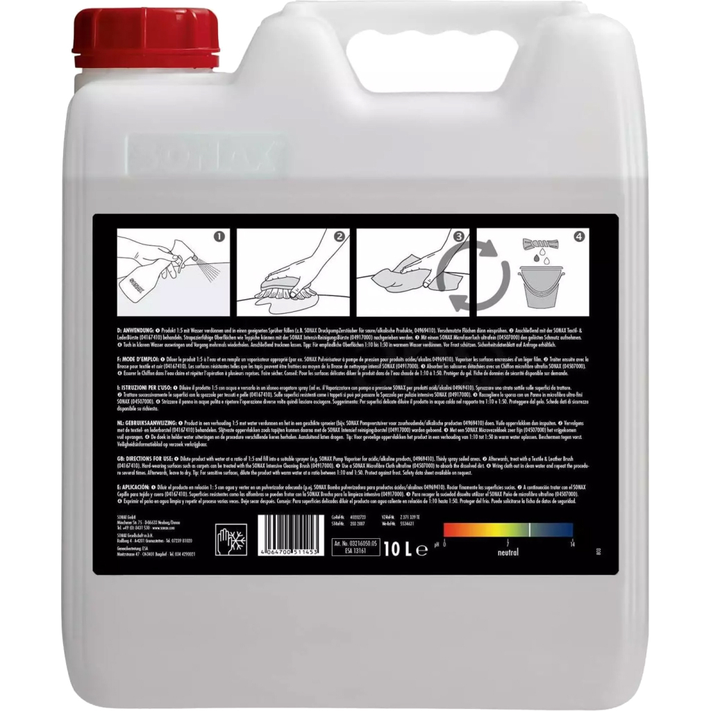 Автомобільний очисник Sonax Interior Cleaner 10л (321605) - изображение 2