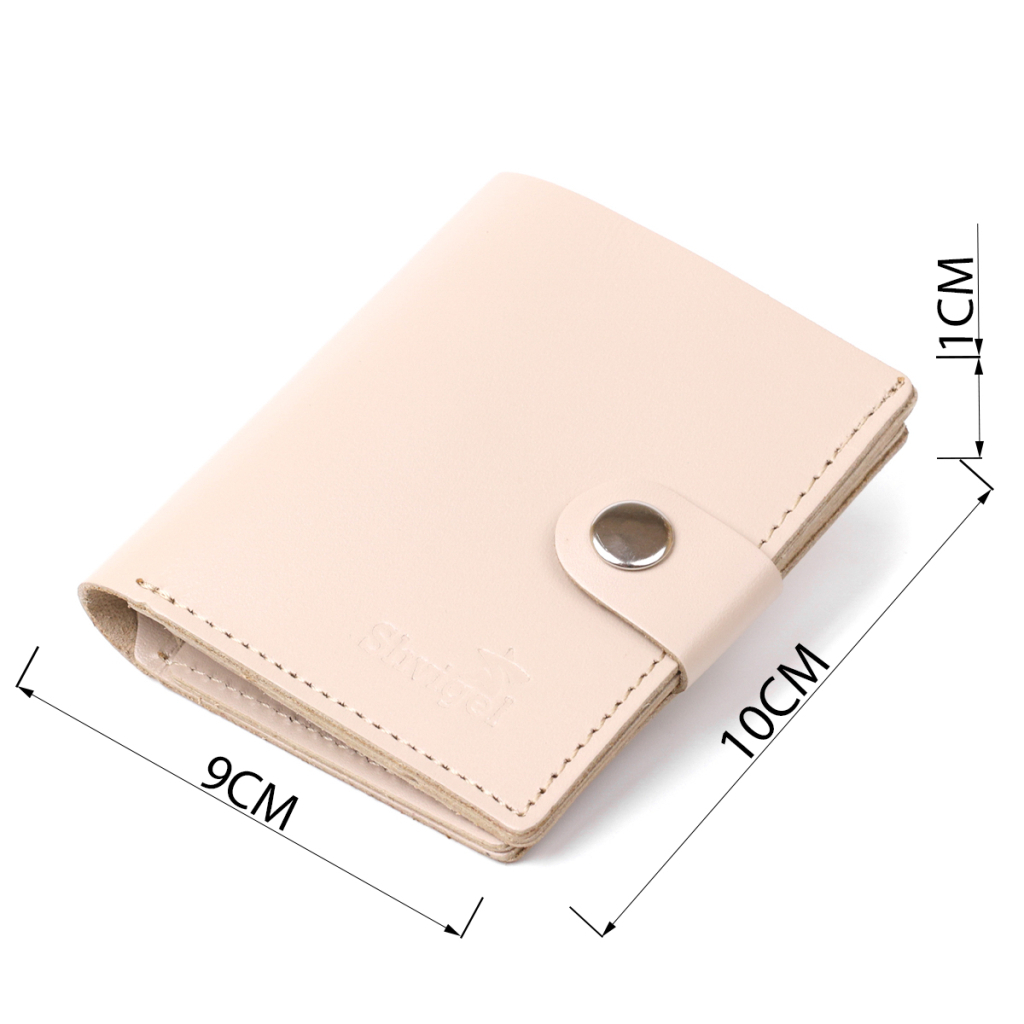 Портмоне Shvigel Шкіряне Бежеве (16489) - зображення 3