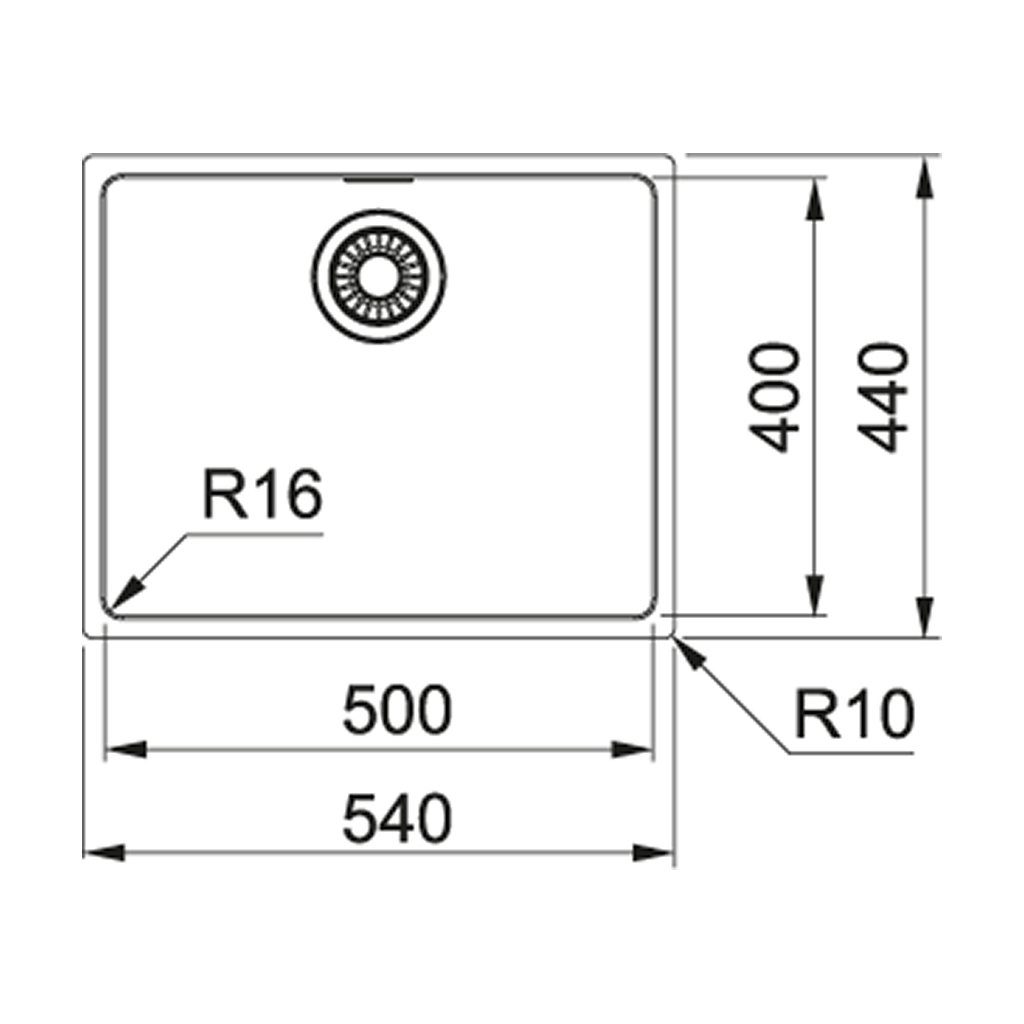 Мийка кухонна Franke Maris MRX 110-50/122.0598.741 (122.0598.741) - зображення 3