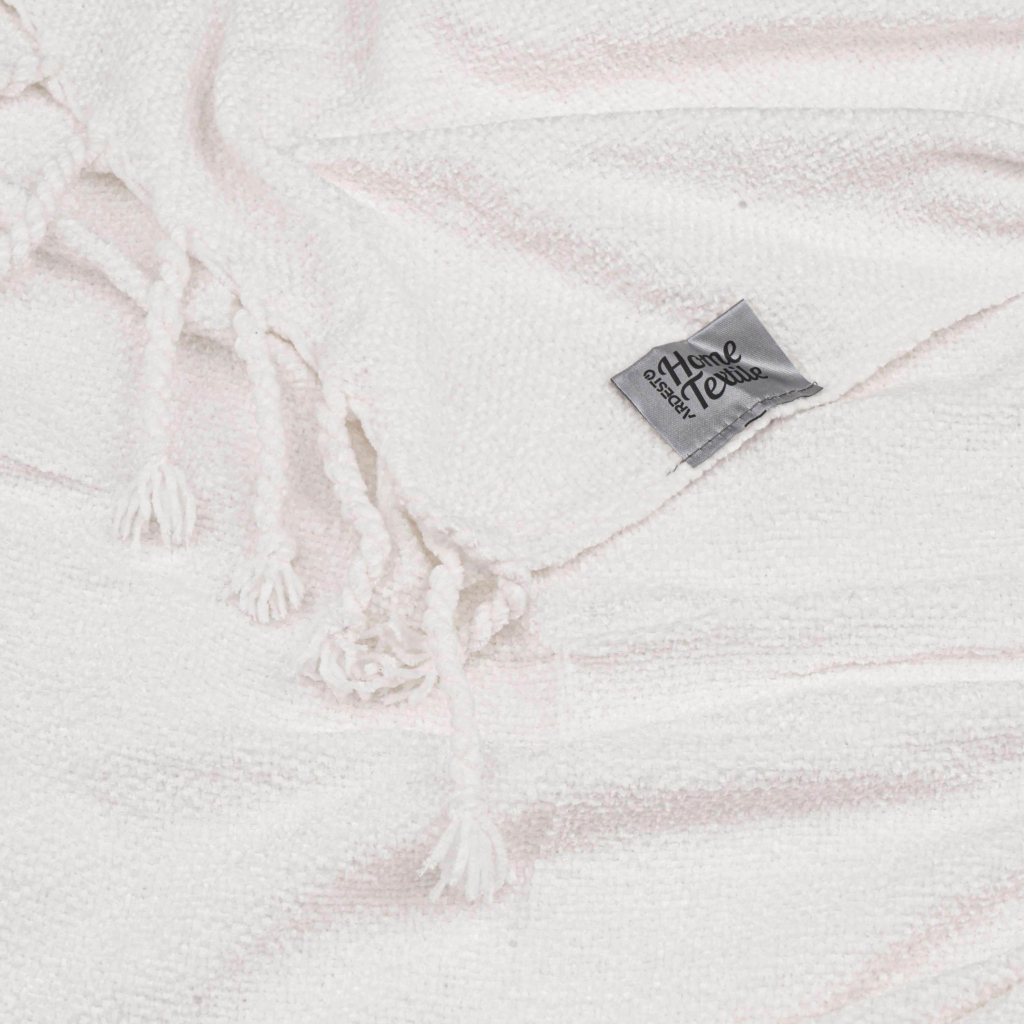 Плед Ardesto Chenille 140х190см, 100% поліестер, айворі (ART0202CH) - зображення 4