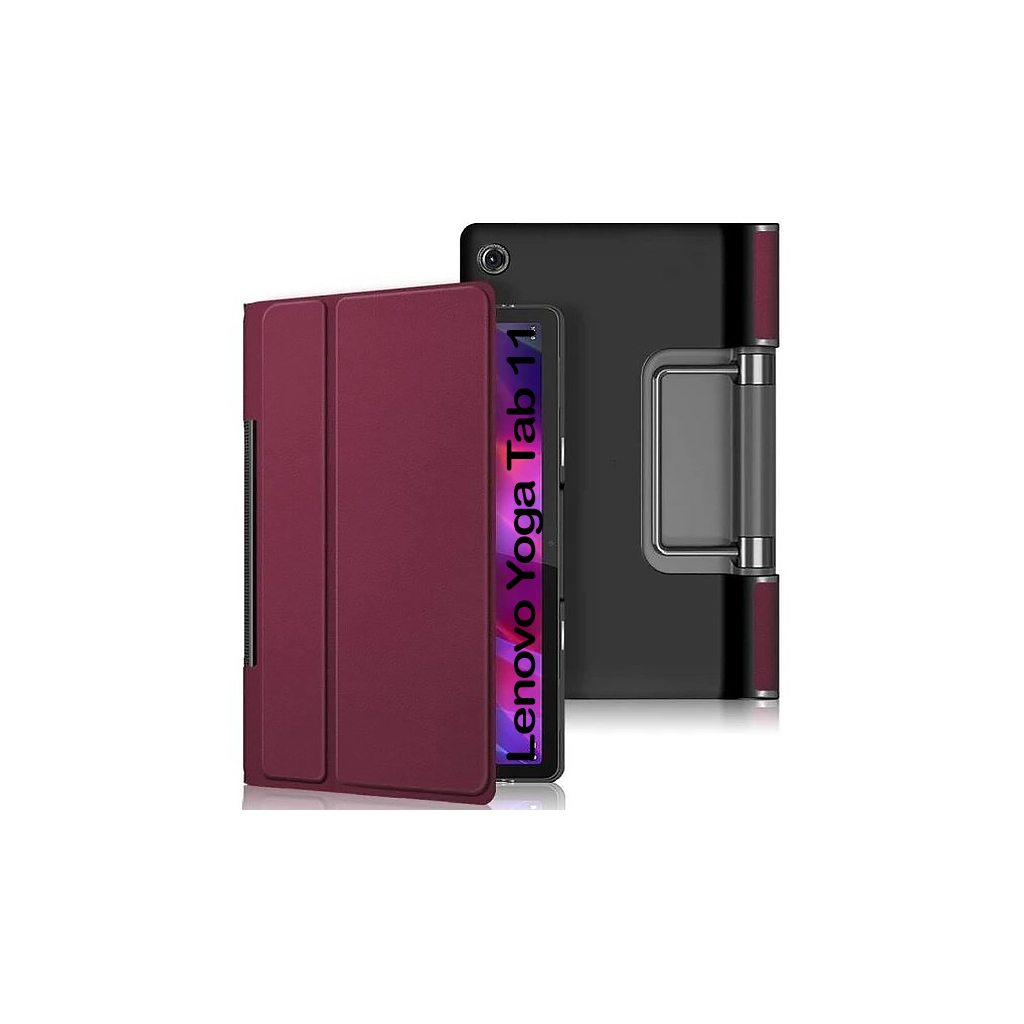 Чохол до планшета BeCover Smart Case Lenovo Yoga Tab 11 YT-706F Red Wine (708719) - зображення 1
