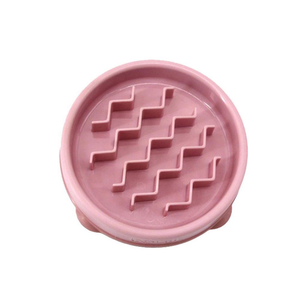 Посуд для собак Outward Hound Миска-лабіринт Fun Feeder хвиля XS рожева (0700603697545) - изображение 1