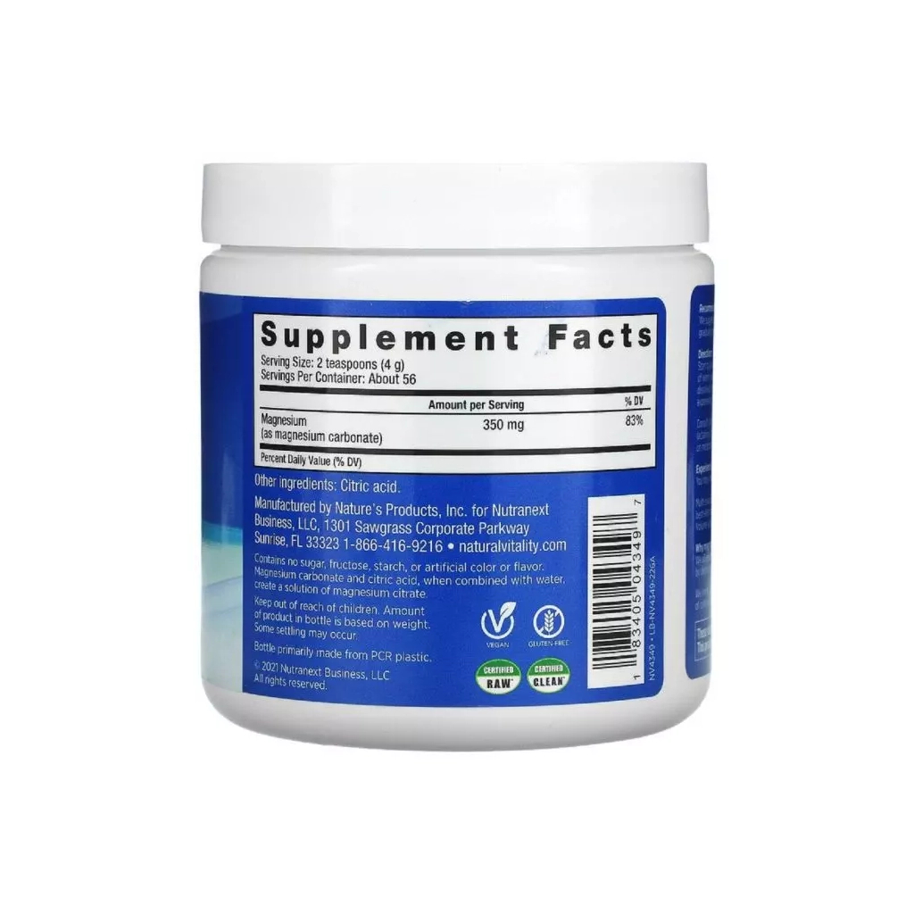 Мінерали Natural Vitality Напій-Антистрес, CALM, Anti-Stress Drink Mix, 226 гр (PTG-04349) - зображення 2