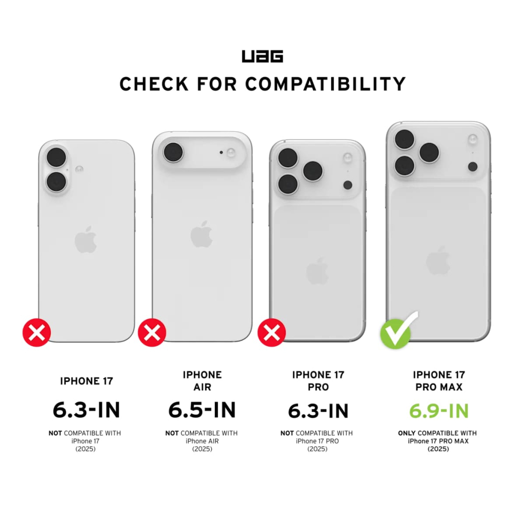 Скло захисне UAG iPhone 17 Pro Max Transparent (14438211VNA) - изображение 8